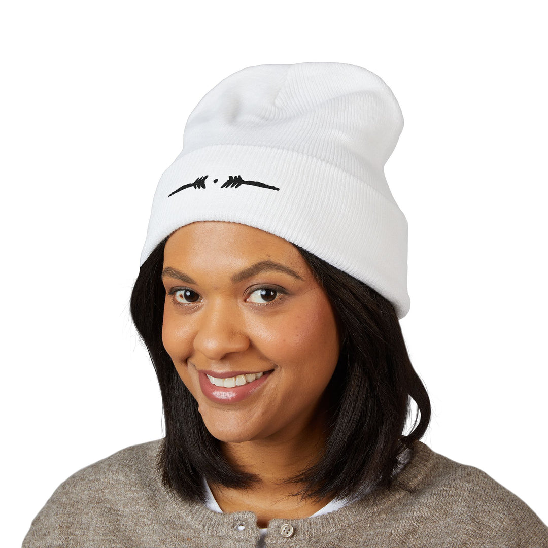 Classic Cuffed Embroidered Beanie - Igloo