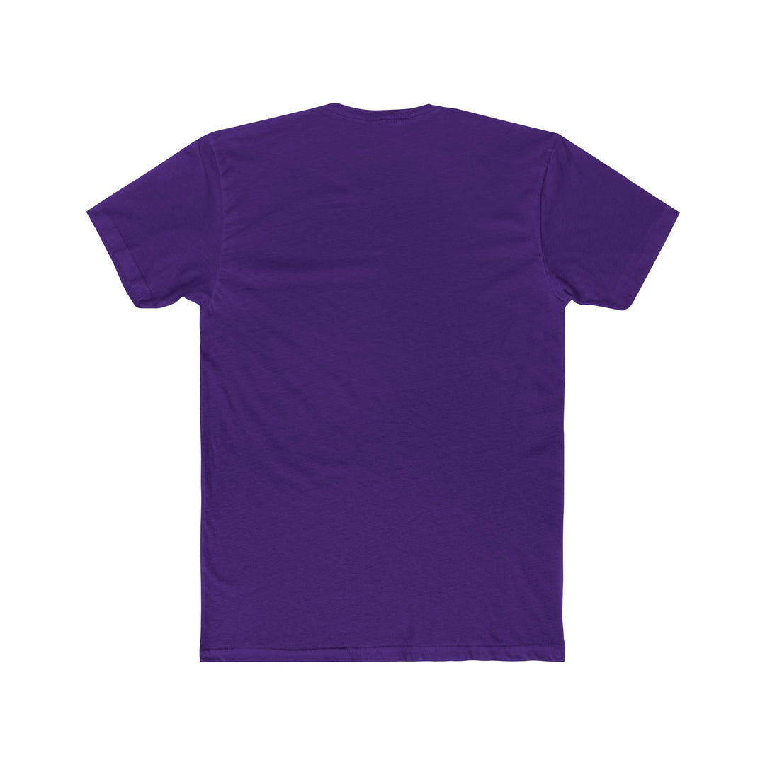 Super Soft Cotton Crew Tee - Matrix Monks (Violet Coral)