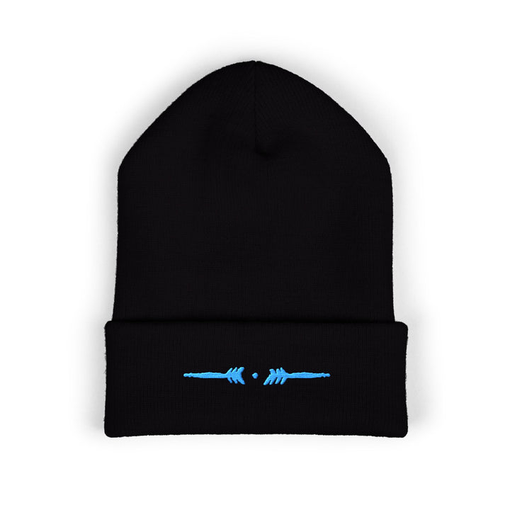 Classic Cuffed Embroidered Beanie - Deep Freeze