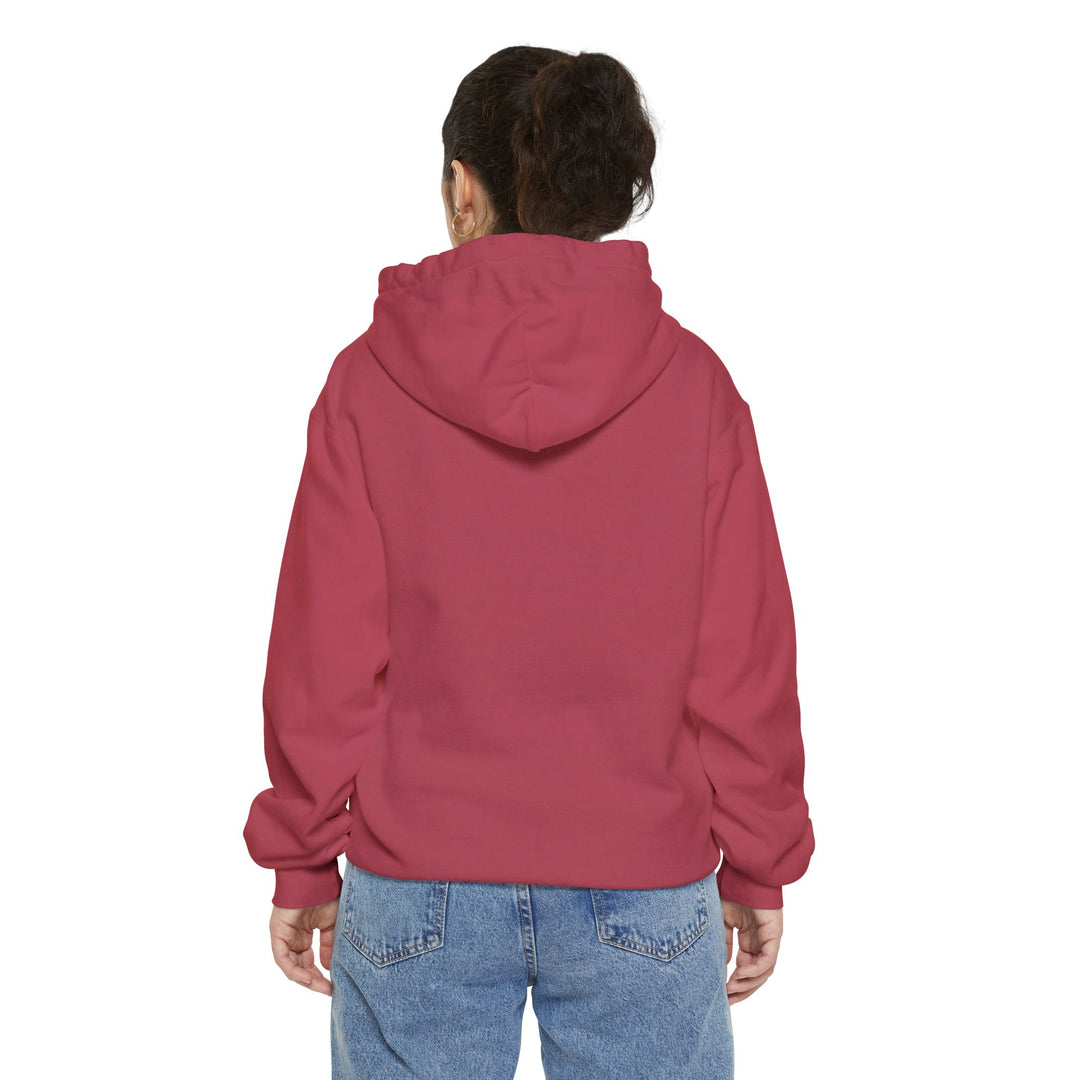 Unisex Garment-Dyed Hoodie - Eternal Arrows (Paprika)