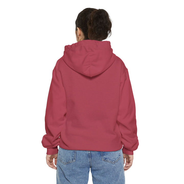 Unisex Garment-Dyed Hoodie - Eternal Arrows (Paprika)