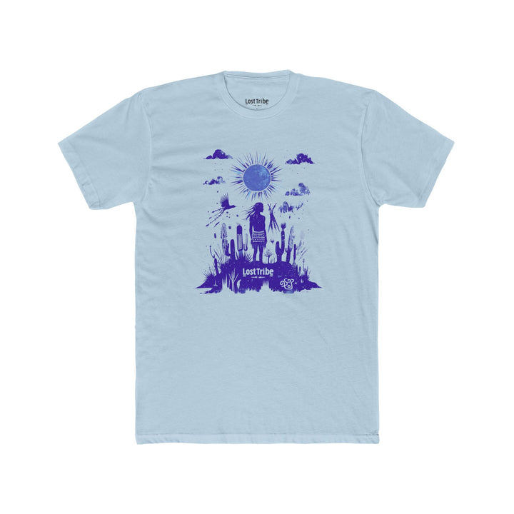 Super Soft Cotton Crew Tee - Desert Dreams (Periwinkle)