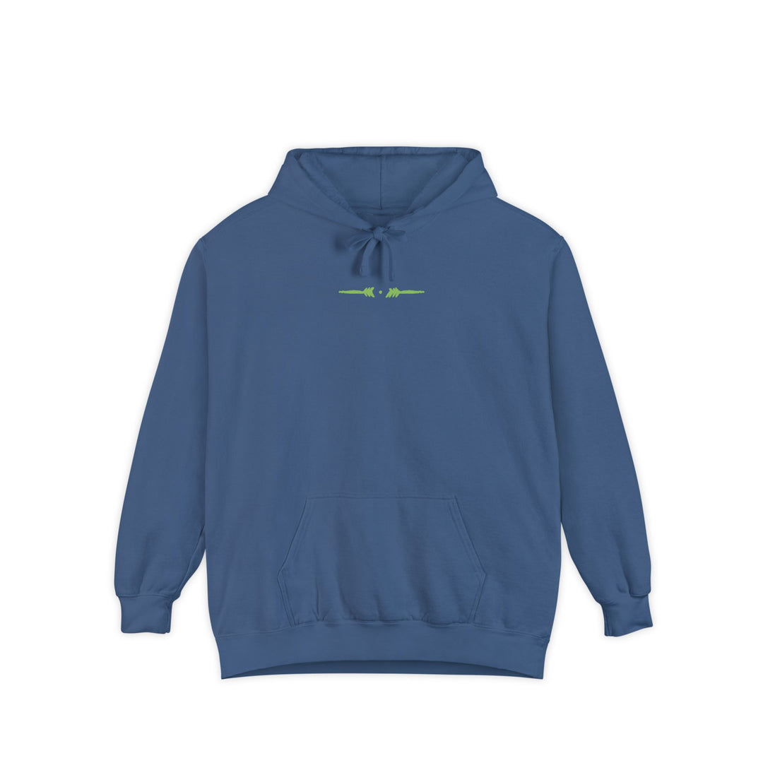 Unisex Garment-Dyed Hoodie - Matrix Monks (Navy)