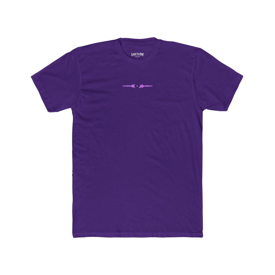 Super Soft Cotton Crew Tee - Seek the Light (Purple Rush)