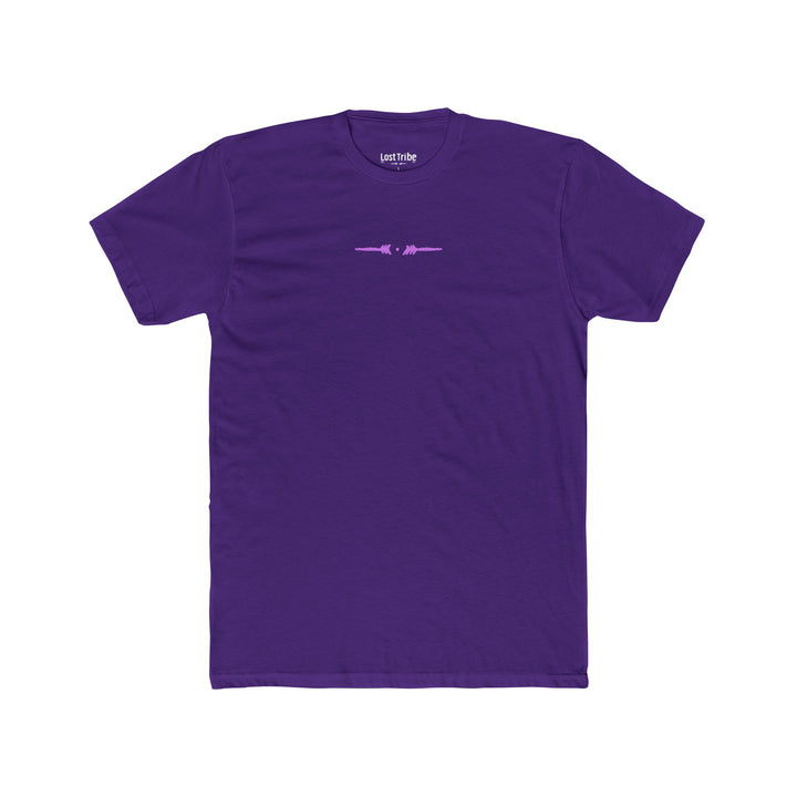 Super Soft Cotton Crew Tee - Seek the Light (Purple Rush)