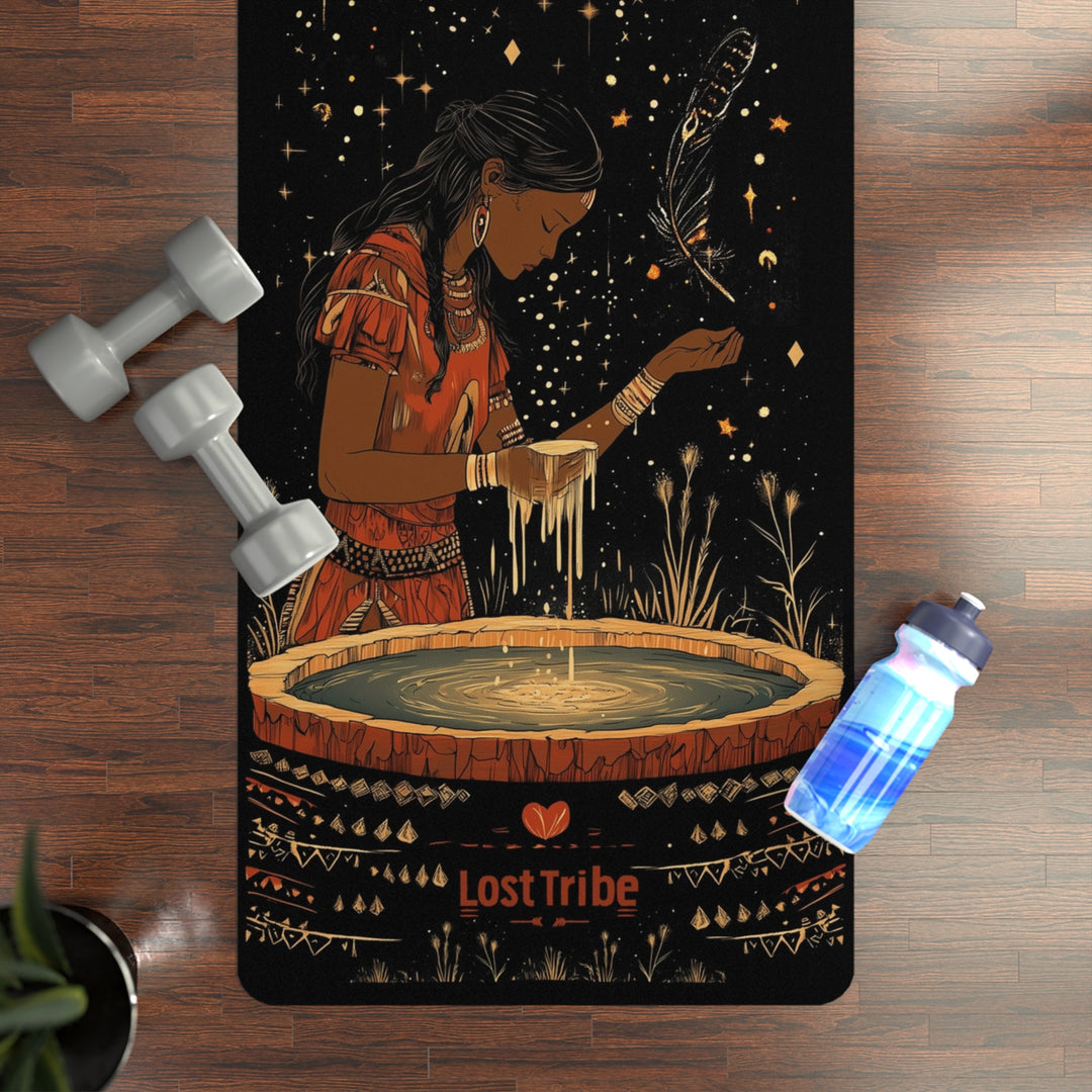 Rubber Yoga Mat - Water Blessings