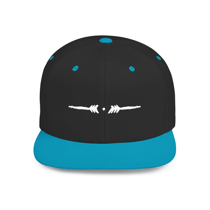 Flat Bill Embroidered Snapback