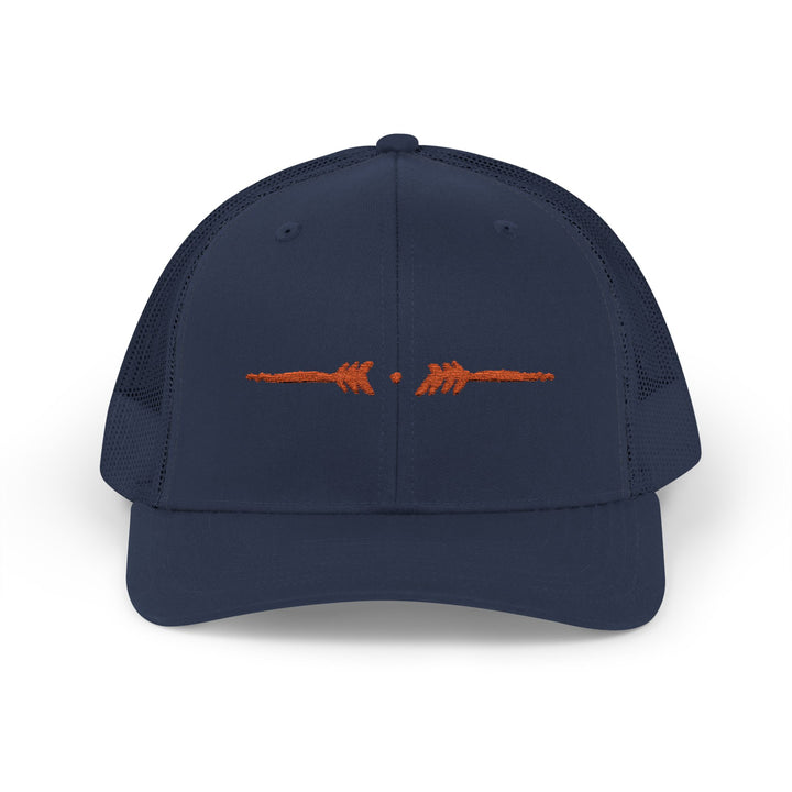 Eternal Arrows Snapback Cap - Orange on Navy