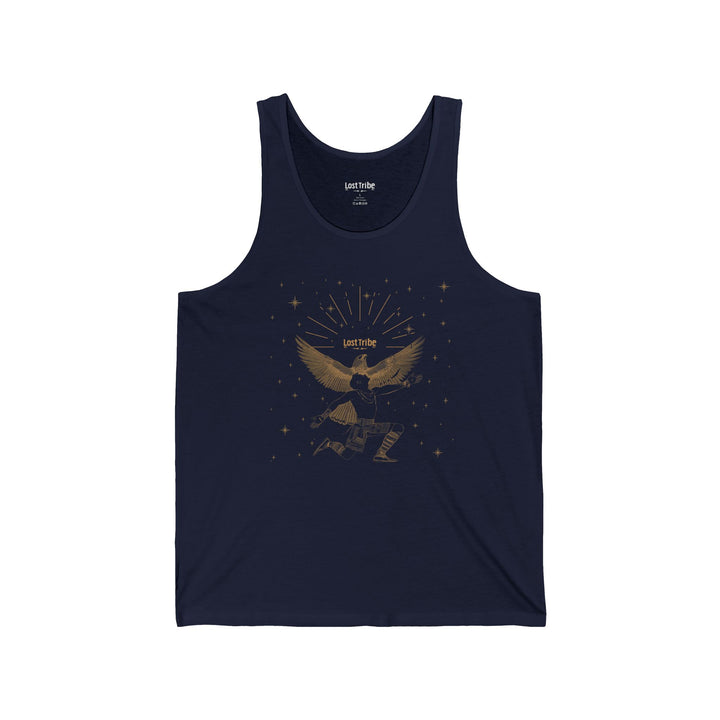 Unisex Jersey Tank - Seek the Light (Navy)