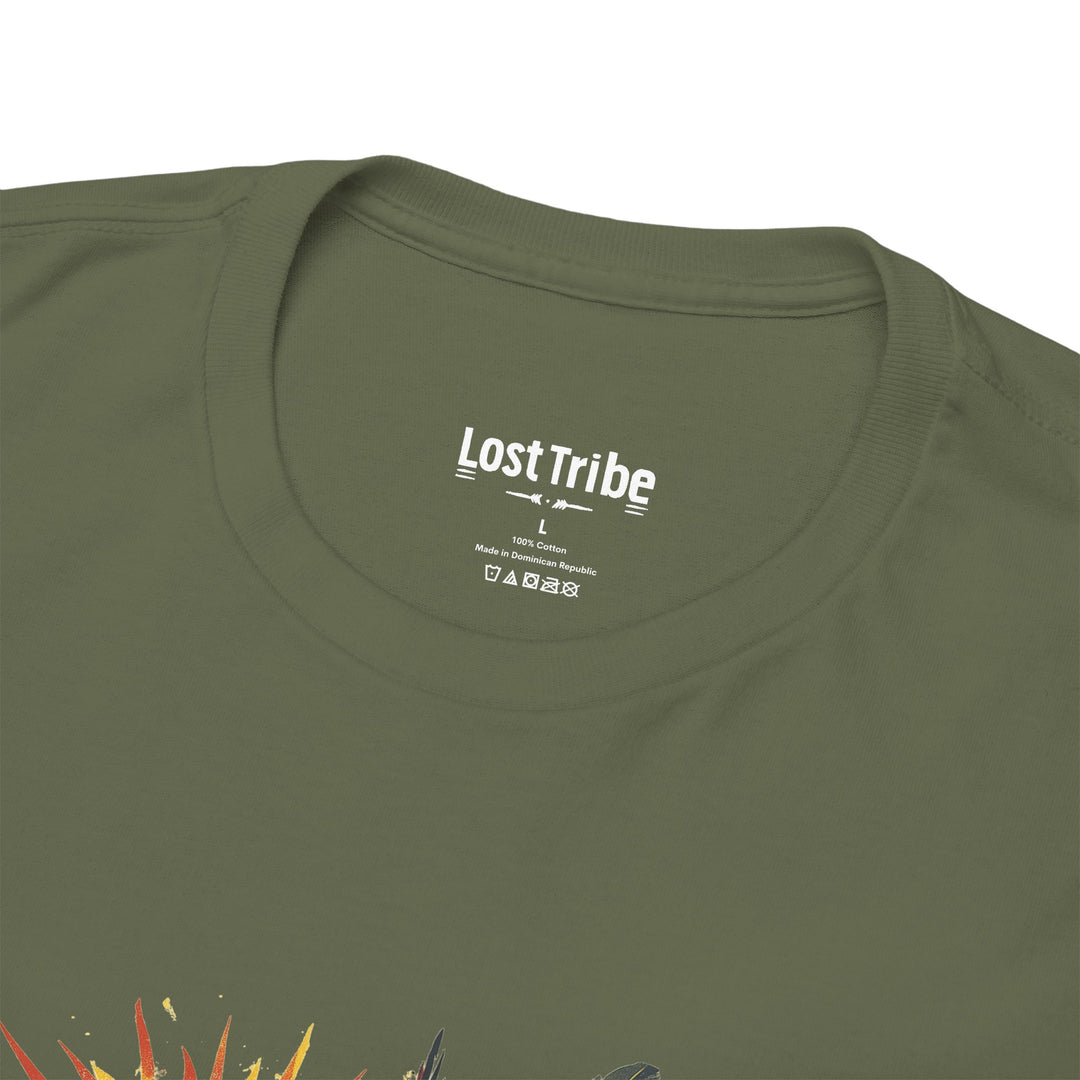 Unisex Heavy Cotton Tee - Urban Decay (Military Green)