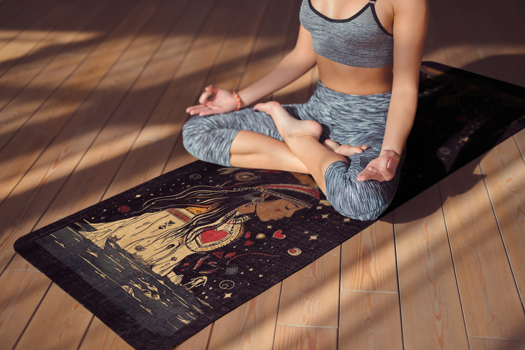 Rubber Yoga Mat - Water Blessings