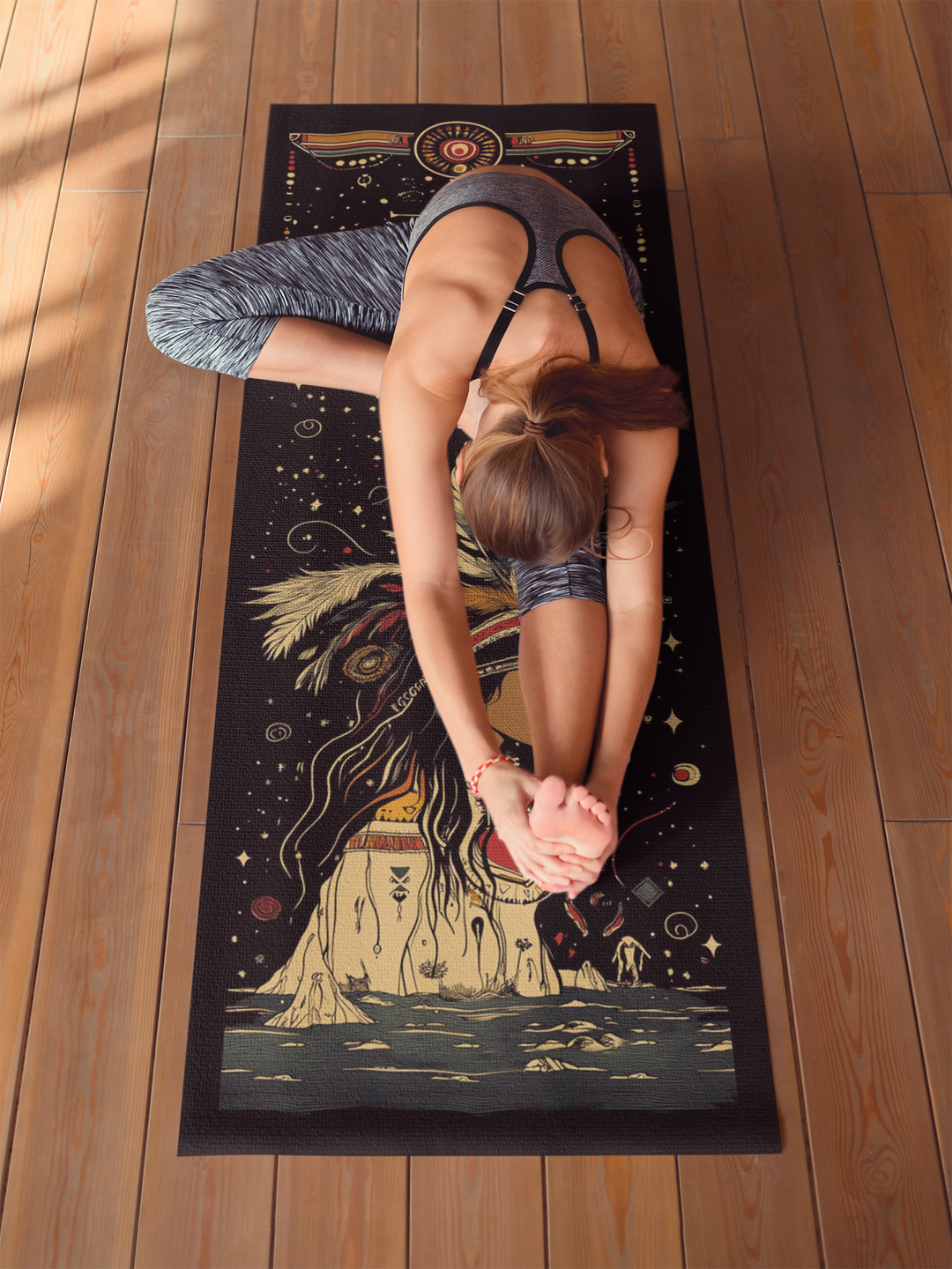 Rubber Yoga Mat - Water Blessings