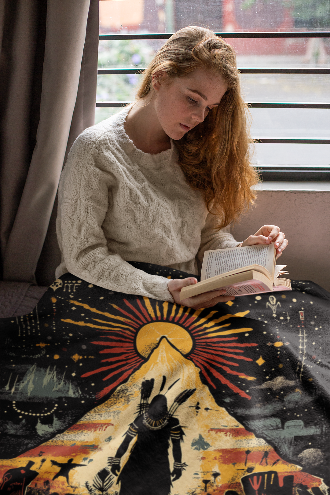 Sherpa Fleece Blanket - Seek the Light