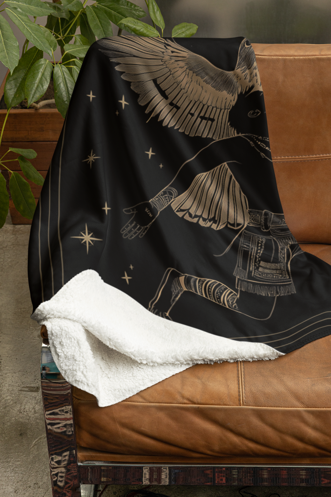 Sherpa Fleece Blanket - Seek the Light