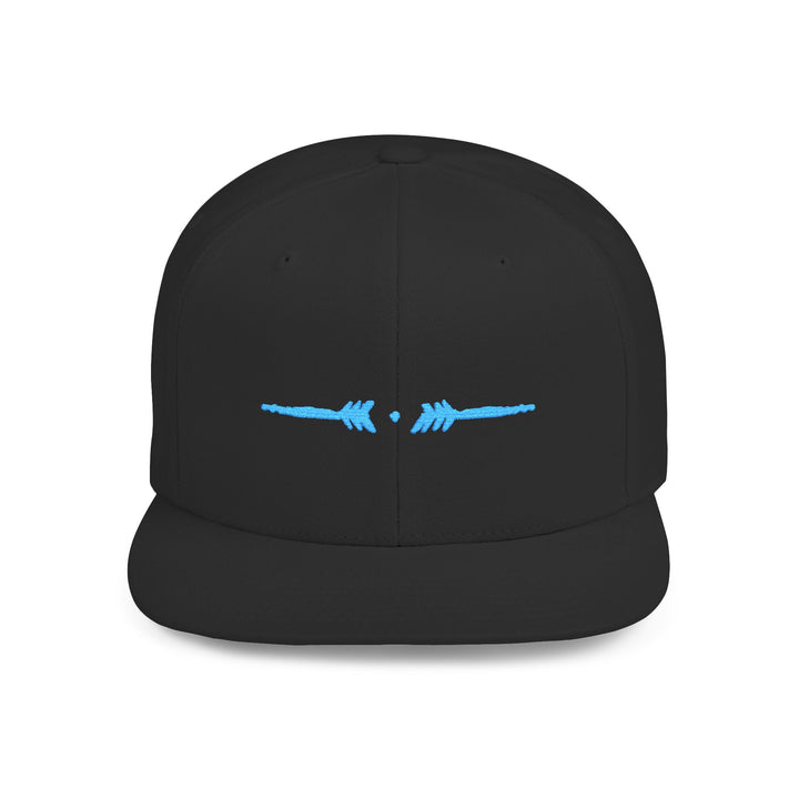 Flat Bill Embroidered Snapback