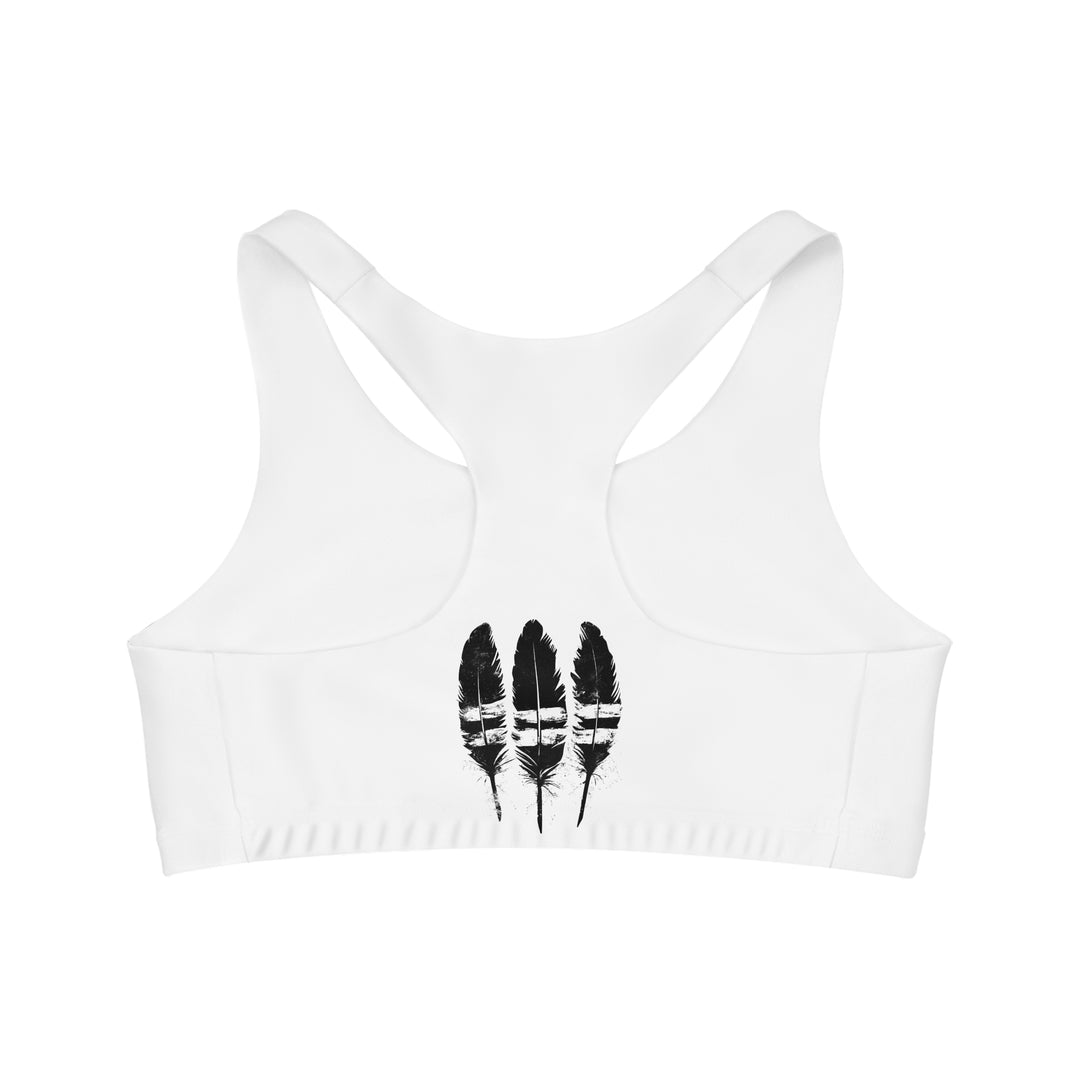 Seamless Sports Bra - Classic White