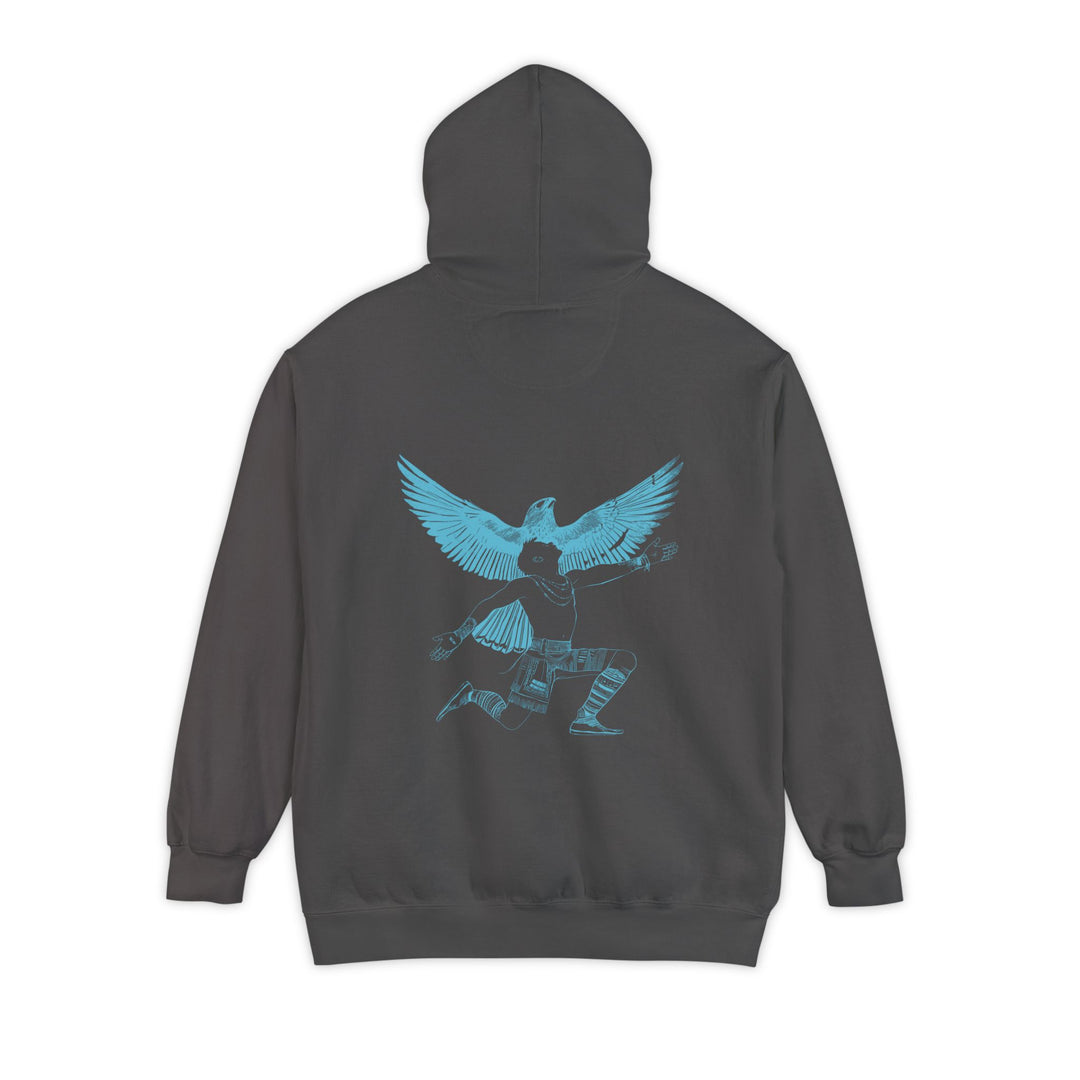 Unisex Garment-Dyed Hoodie - Seek the Light (Pepper Ice)