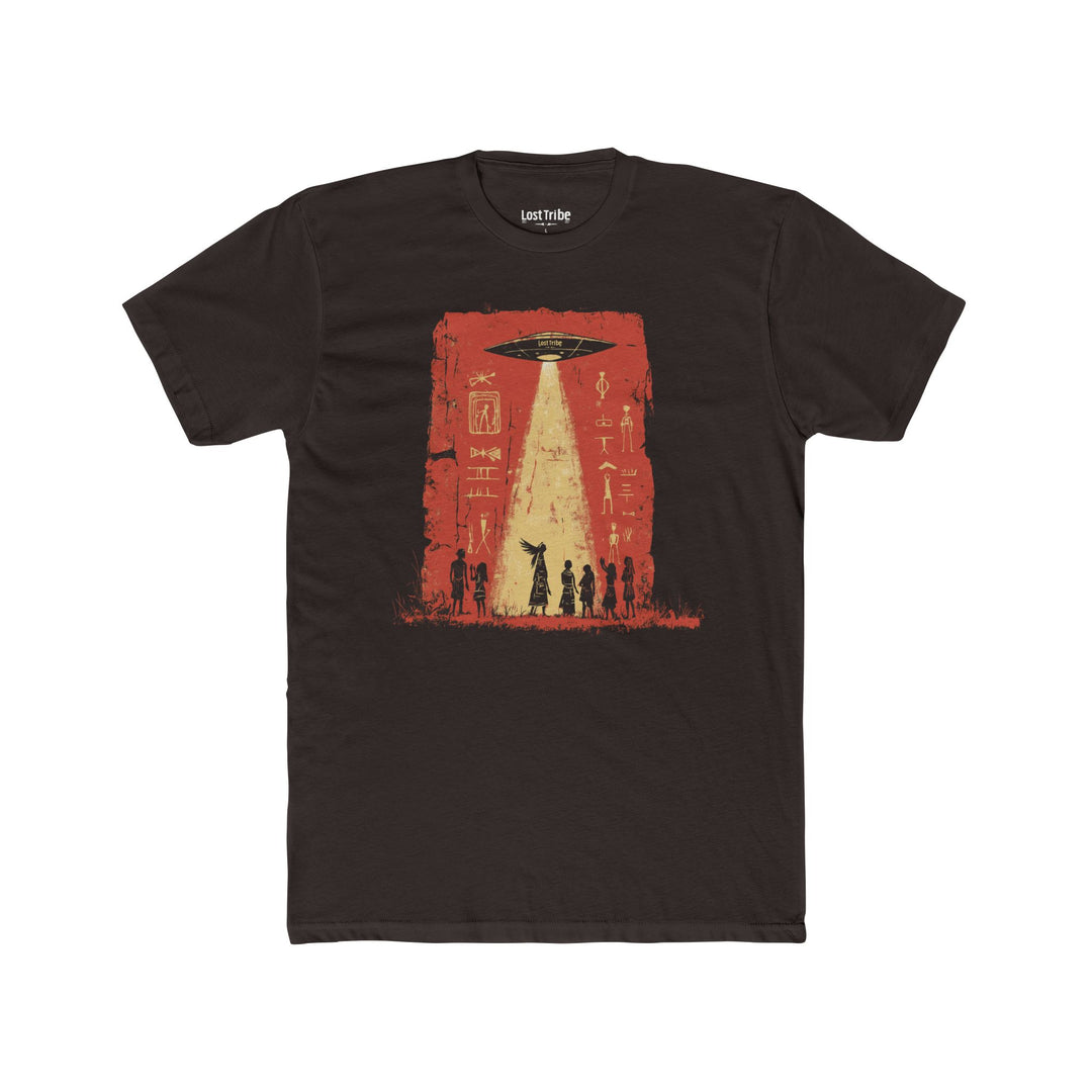 Super Soft Cotton Crew Tee - Messengers (Dark Chocolate)