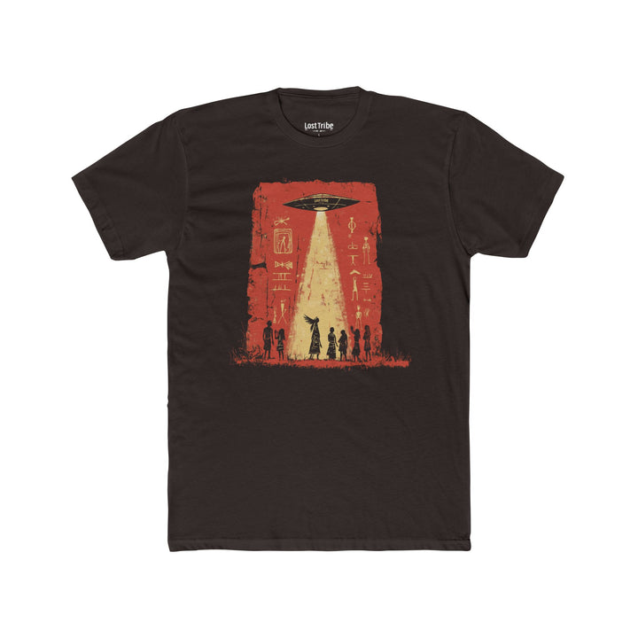 Super Soft Cotton Crew Tee - Messengers (Dark Chocolate)