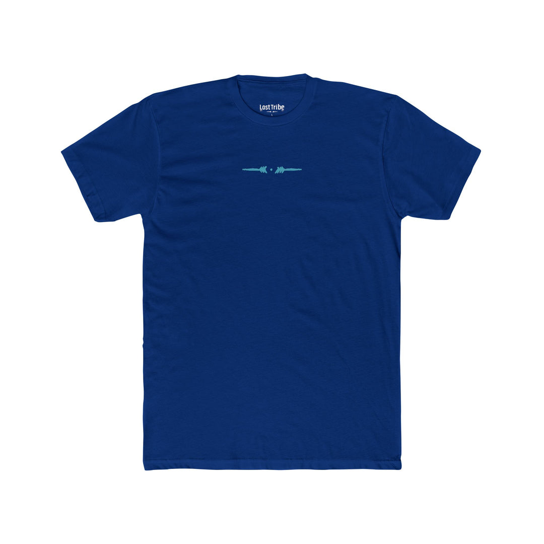 Super Soft Cotton Crew Tee - Seek the Light (Royal Ice)