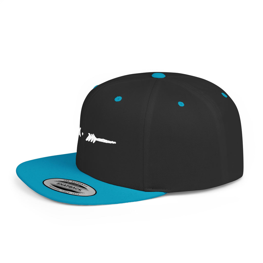 Flat Bill Embroidered Snapback