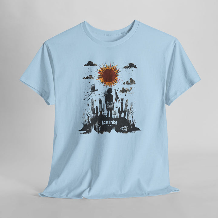 Unisex Heavy Cotton Tee - Desert Dreams (Periwinkle)