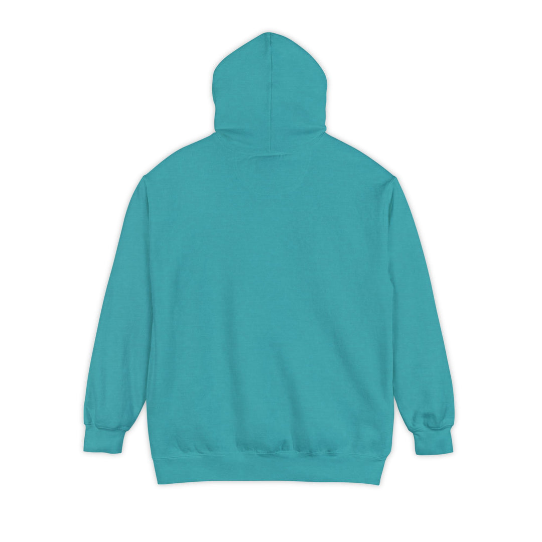 Unisex Garment-Dyed Hoodie - Eternal Arrows (Sea Foam)