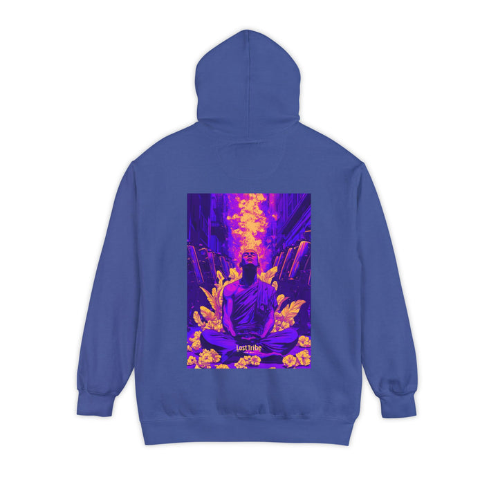 Unisex Garment-Dyed Hoodie - Modern Monks (Heatwave)