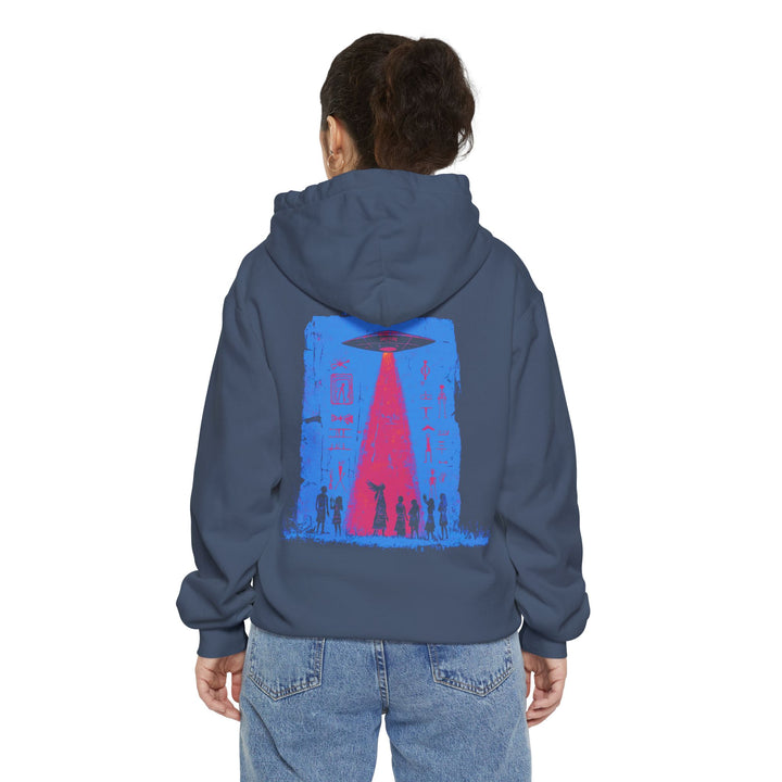 Unisex Garment-Dyed Hoodie - Messengers (Heatwave)