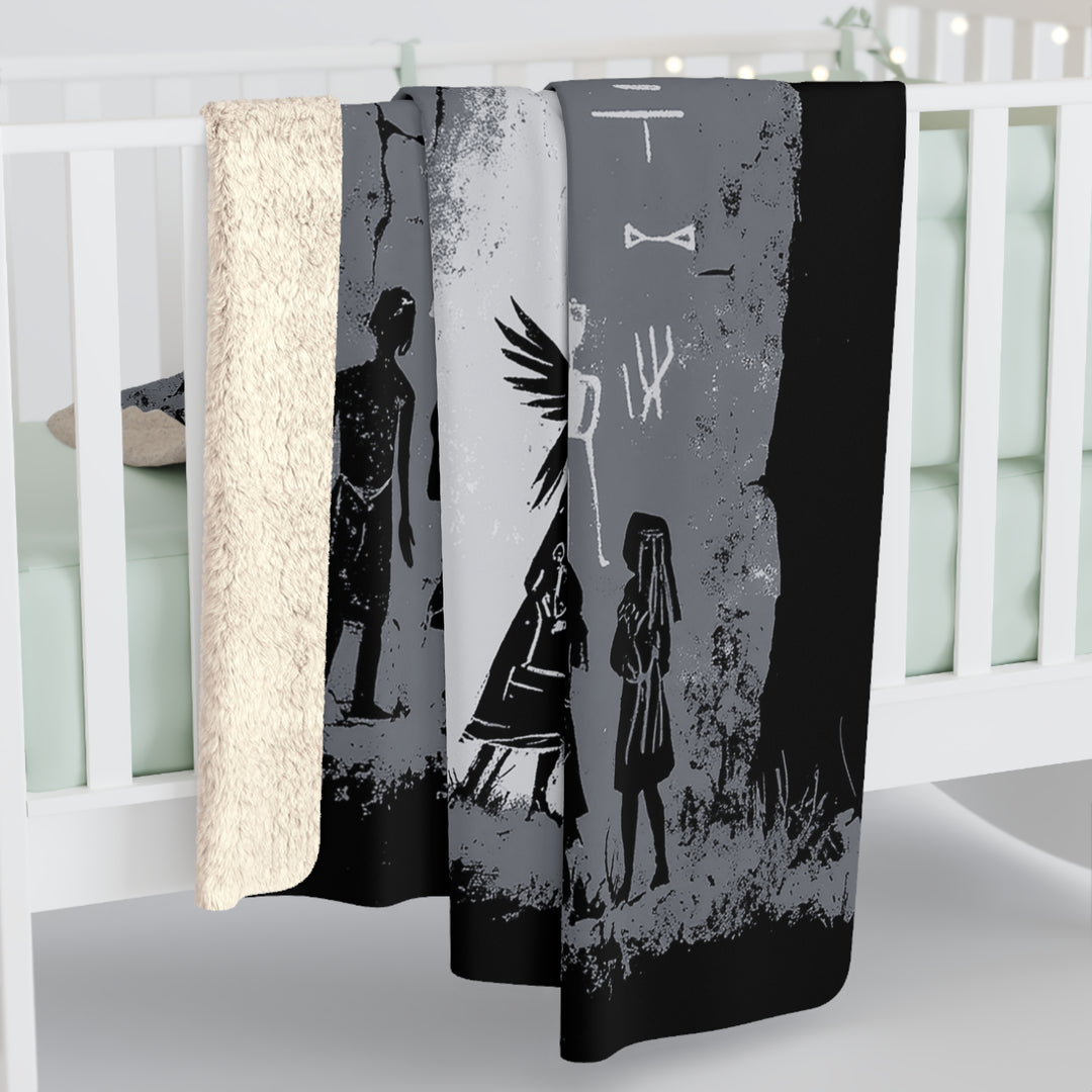 Fleece Stargazing Blanket - Messengers (Grey)