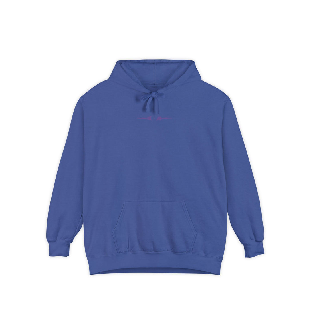 Unisex Garment-Dyed Hoodie - Modern Monks (Heatwave)