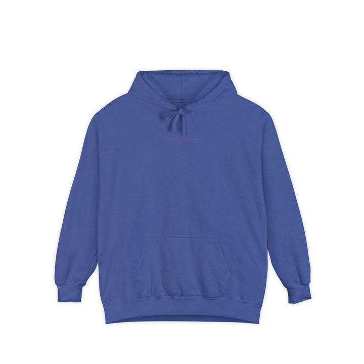 Unisex Garment-Dyed Hoodie - Modern Monks (Heatwave)
