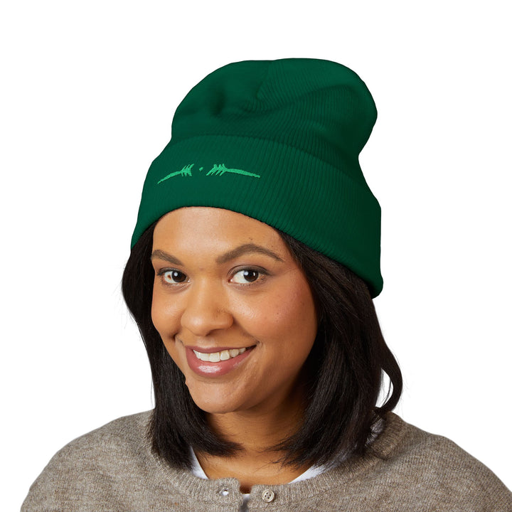 Classic Cuffed Embroidered Beanie - Spruced Out