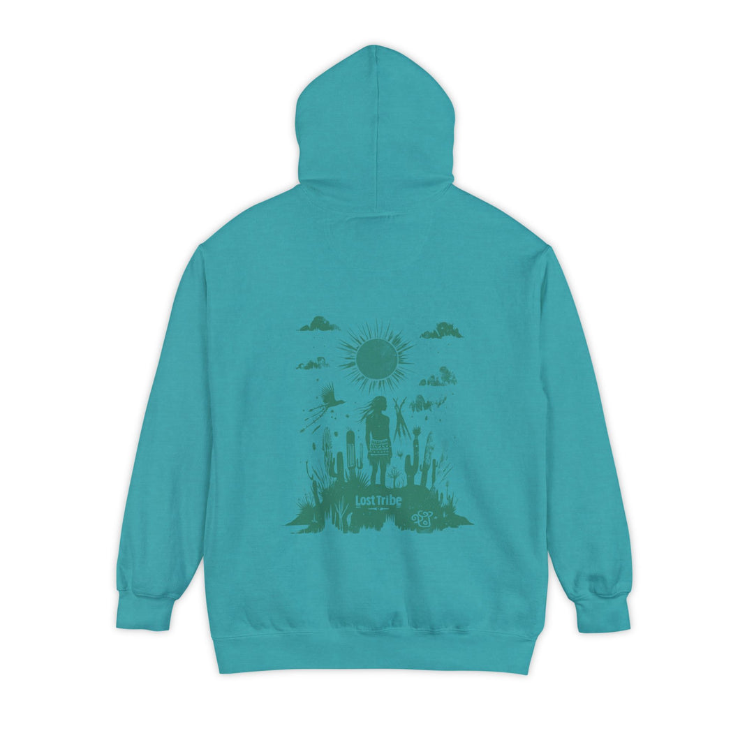 Unisex Garment-Dyed Hoodie - Desert Dreams (Thyme)