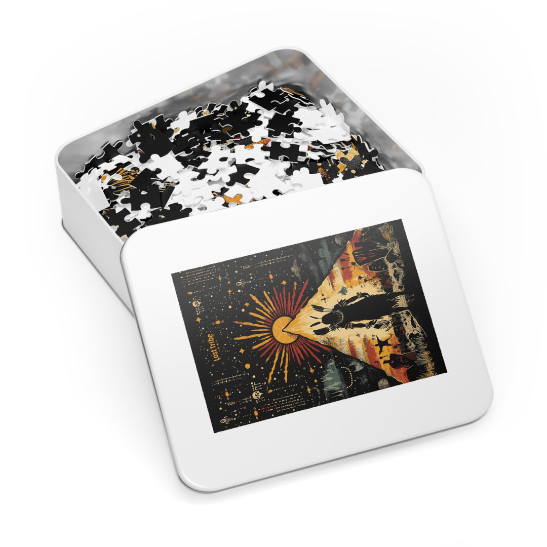 Jigsaw Puzzle with Tin - Seek the Light