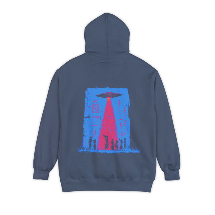 Unisex Garment-Dyed Hoodie - Messengers (Heatwave)