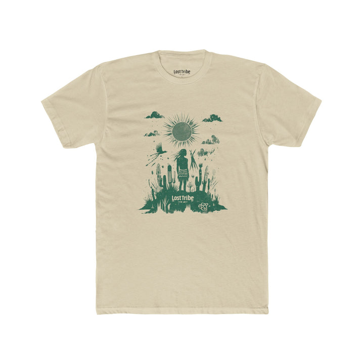 Super Soft Cotton Crew Tee - Desert Dreams (Moss)