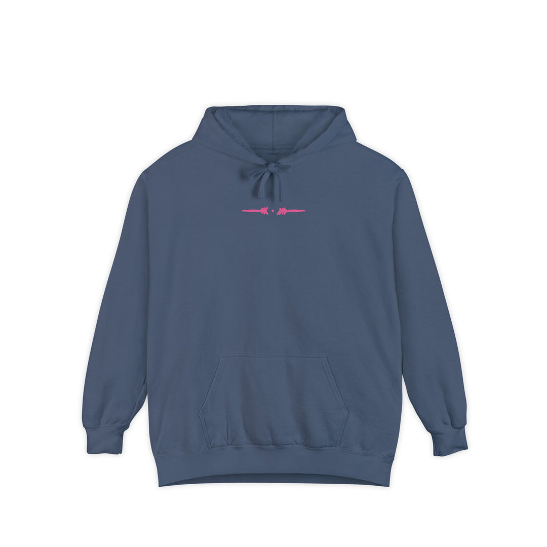 Unisex Garment-Dyed Hoodie - Messengers (Heatwave)