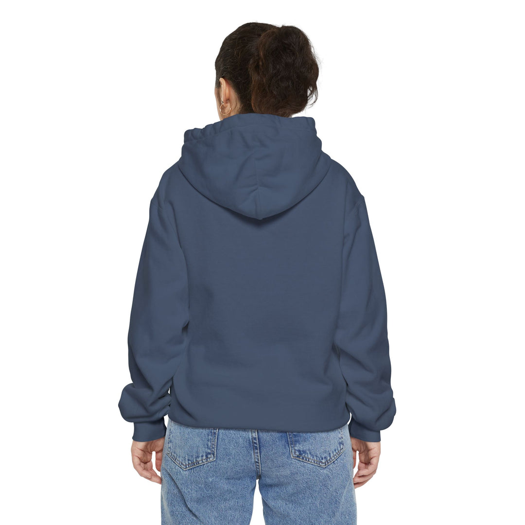 Unisex Garment-Dyed Hoodie - Eternal Arrows (Denim)