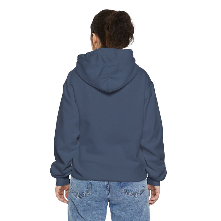 Unisex Garment-Dyed Hoodie - Eternal Arrows (Denim)