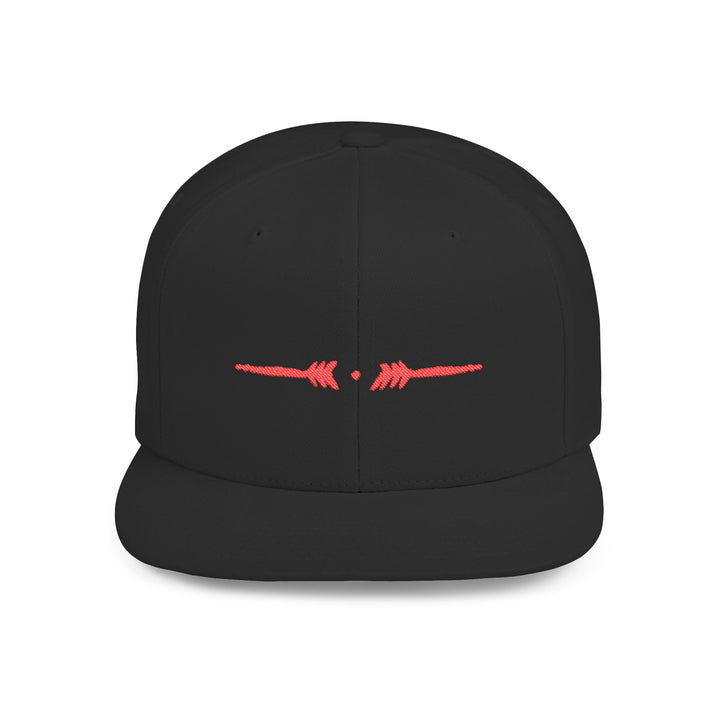 Flat Bill Embroidered Snapback