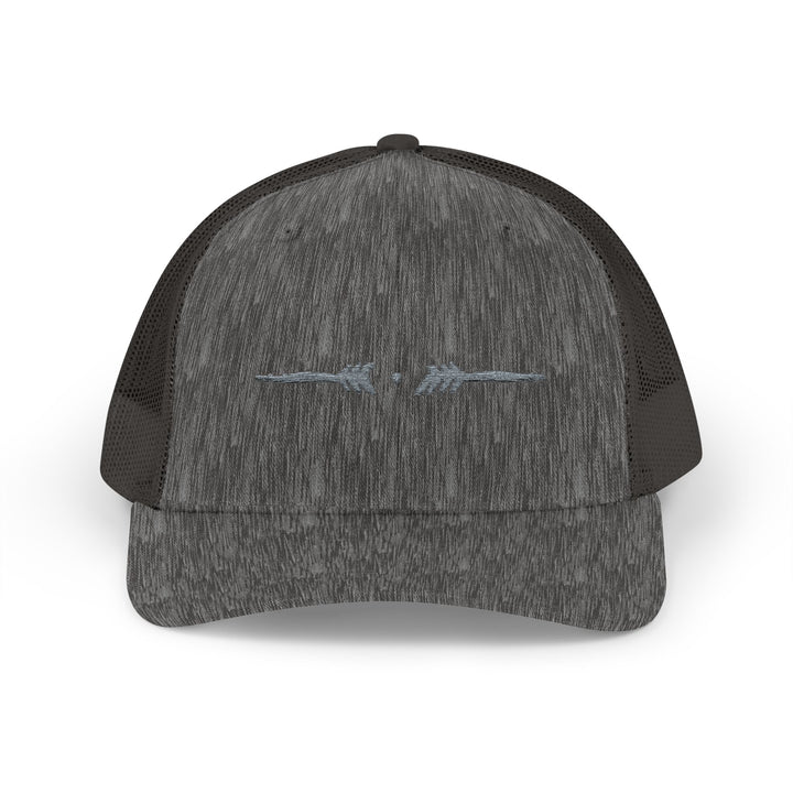Eternal Arrows Snapback Cap - Grey on Dark Heather