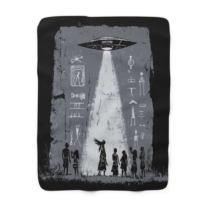 Fleece Stargazing Blanket - Messengers (Grey)