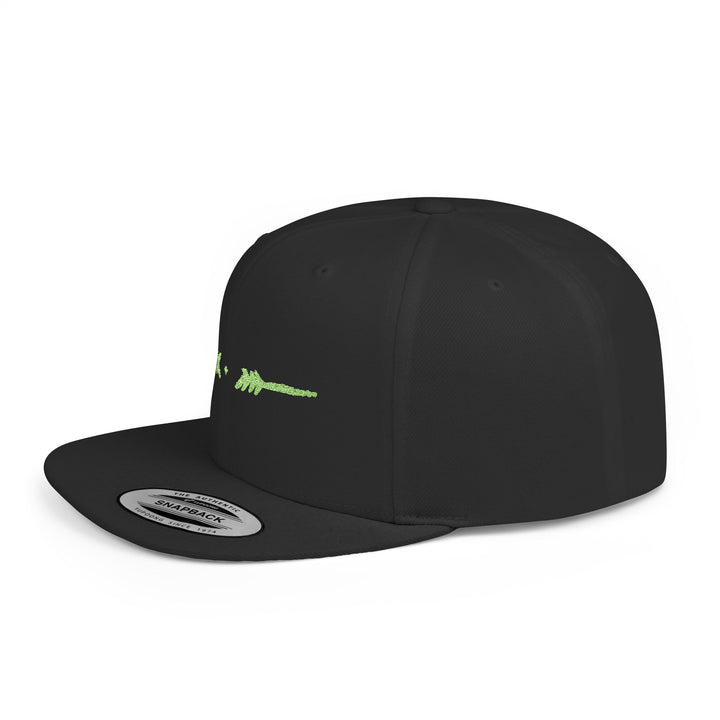 Flat Bill Embroidered Snapback - Matrix