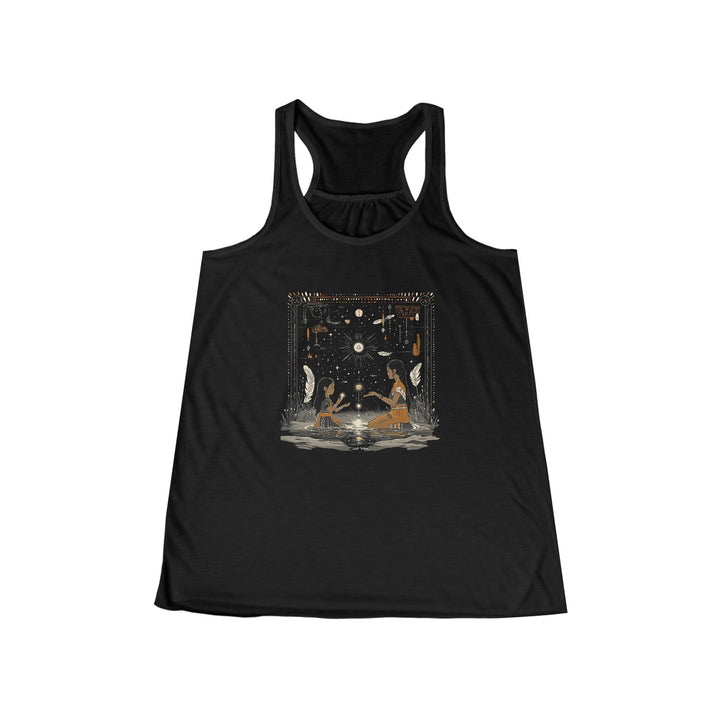 Women's Flowy Racerback Tank - Water Blessings