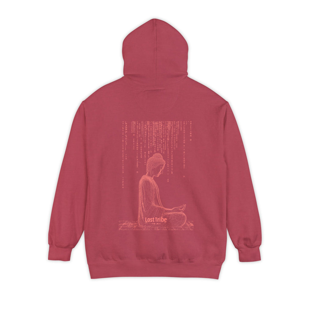 Unisex Garment-Dyed Hoodie - Matrix Monks (Pastel)