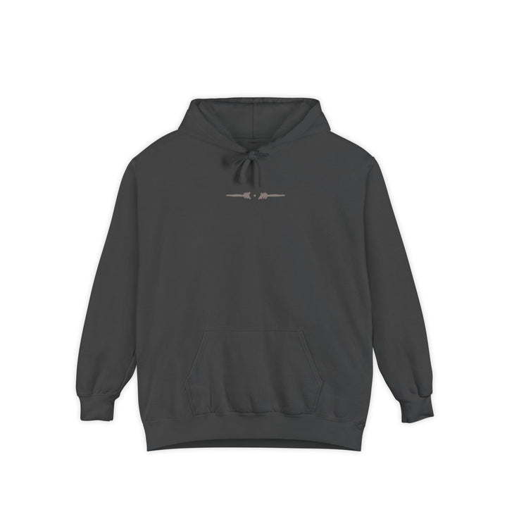 Unisex Garment-Dyed Hoodie - Messengers (Chocolate)