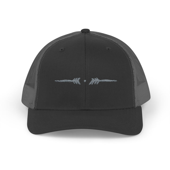 Eternal Arrows Snapback Cap - Charcoal Midnight