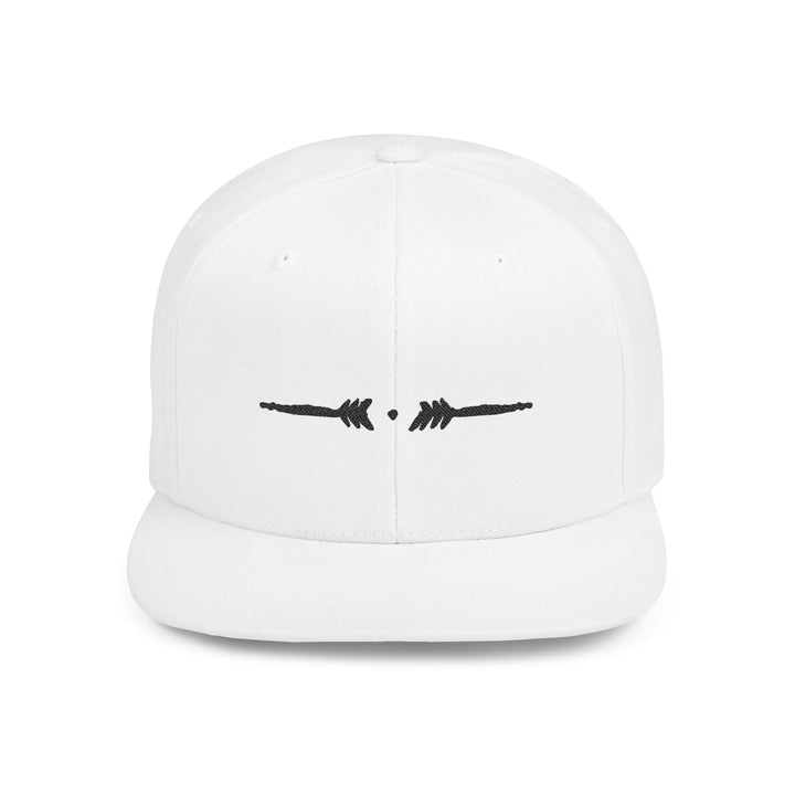Flat Bill Embroidered Snapback