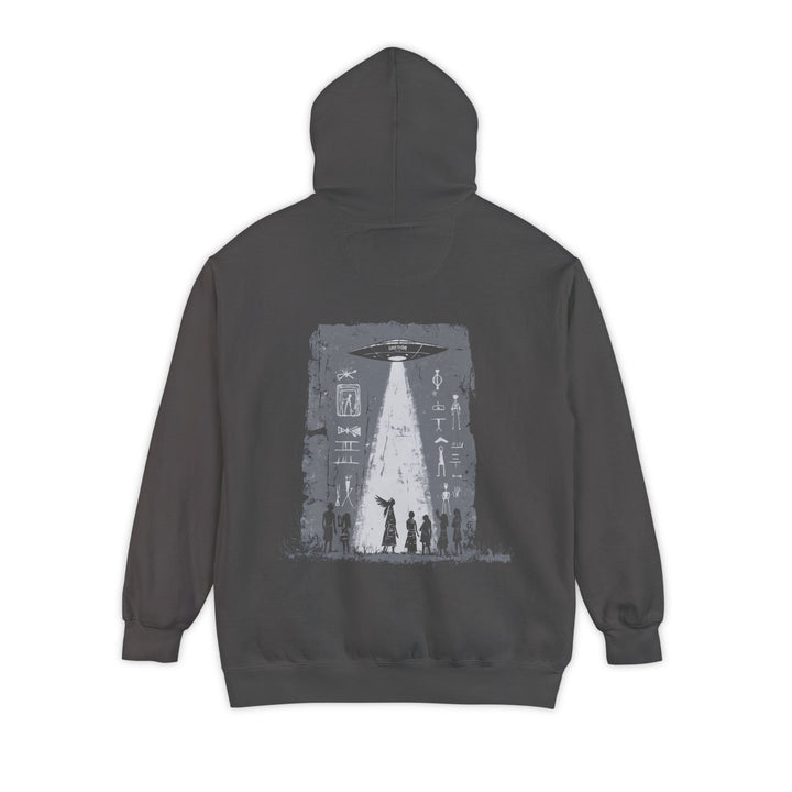 Unisex Garment-Dyed Hoodie - Messengers (Ghost)